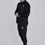 SikSilk - Black Essentials Poly Track Top
